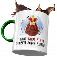 Kubek Zielony Dla Stryja Na Urodziny Na Prezent Z Nadrukiem Ze Zdjęciem