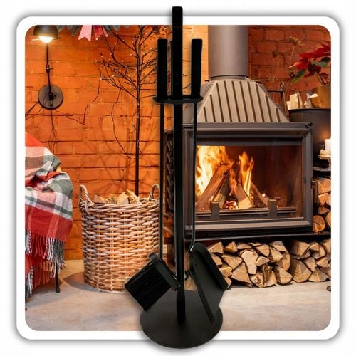 ZESTAW KOMINKOWY HELSINKI 4W1 NARZĘDZIA AKCESORIA DO KOMINKA na Arena.pl