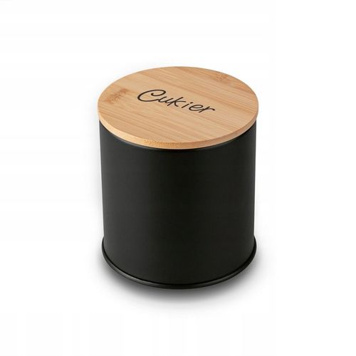 CHLEBAK ZESTAW Z POJEMNIKAMI NOWOCZESNY KAWA CUKIER HERBATA CZARNY na Arena.pl