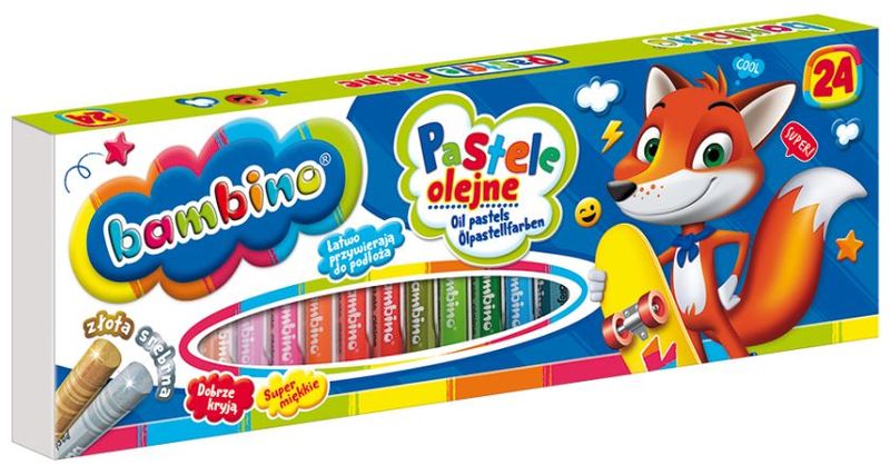 PASTELE OLEJNE BAMBINO 24KOL zdjęcie 1