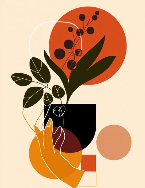 Plakat 50x65cm Dotyk Naturalności zdjęcie 1