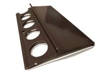 Profil aluminiowy balkonowy okapnikowy 85 mm 2,5 m brąz lakierowany