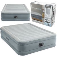 Materac dmuchany 203x152x46 cm z wbudowaną pompką elektryczną INTEX 64824ND