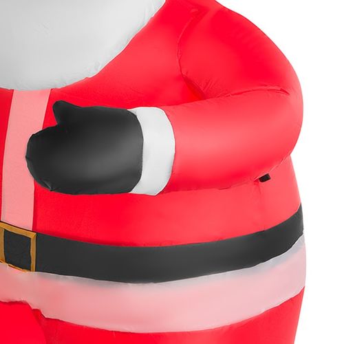 ŚWIĘTY MIKOŁAJ DMUCHANY DEKORACJA ŚWIĄTECZNA LED OZDOBA OGRODOWA XL 150 cm na Arena.pl