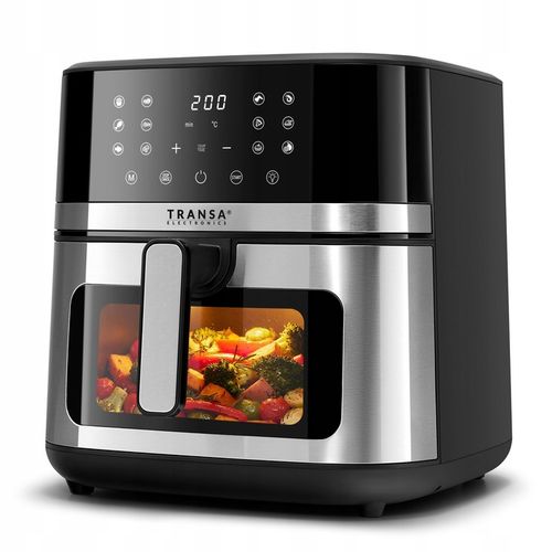 FRYTKOWNICA BEZTŁUSZCZOWA INOX 8L 2200W PODŚWIETLENIE LED 12 PROGRAMÓW na Arena.pl