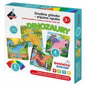 GENIALNY DZIECIAK ZRĘCZNA RĄCZKA DINOZAURY 2779