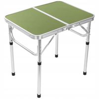 STOLIK TURYSTYCZNY kempingowy składany 60x45x25-56 cm ZIELONY