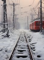 Plakat 40x55cm Podróż po Torach