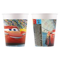 kubeczki papierowe (wm) cars3 (disney) 200ml 8szt