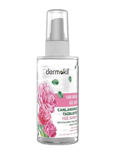 Dermokil - naturalny odświeżający spray do twarzy z 100% wodą różaną 50 ml na Arena.pl