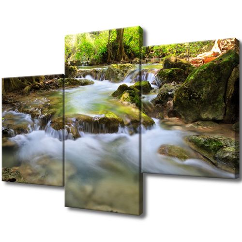 Obraz Płótno 90X60 Górski Strumień na Arena.pl