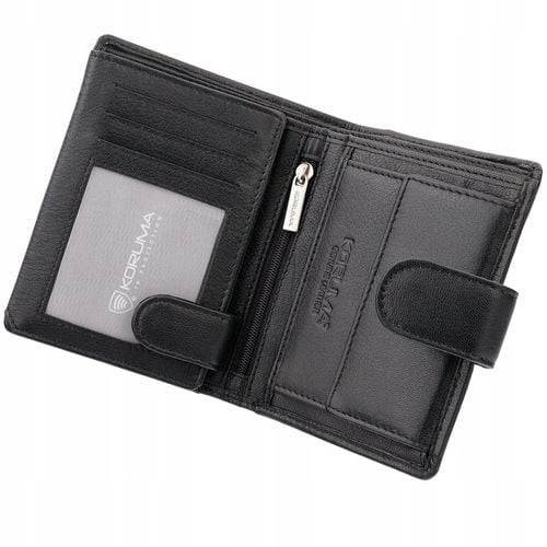 Pojemny PORTFEL MĘSKI Skórzany Pionowy OCHRONA RFID BLOCK Karty | na Arena.pl