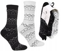 MORAJ Skarpetki Bawełna Damskie Zimowe Długie Frotte Ciepłe 2-pak 38-41