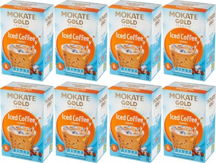 Napój Kawowy Kawa Mrożona Premium Iced Coffe Karmelowa 8 szt. Mokate x8 zdjęcie 1