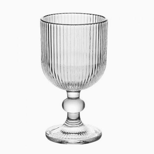 szklanka puchar ryflowany na nóżce - do kawy, deserów 255ml - szk160 na Arena.pl