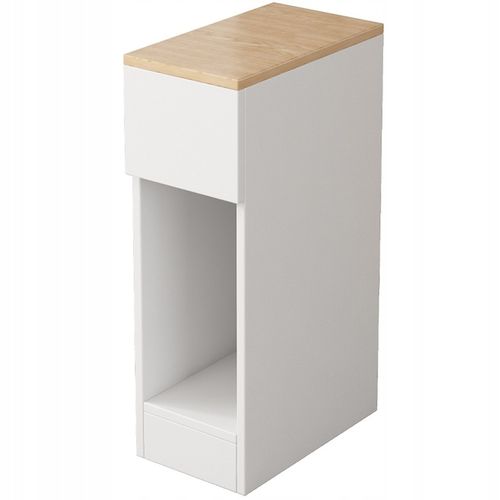 SZAFKA NOCNA WĄSKA Z SZUFLADĄ STOLIK Z PÓŁKĄ NOWOCZESNY LOFT SYPIALNI na Arena.pl