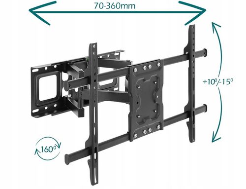 EXTRA MOCNY Uchwyt do Telewizora Wieszak TV 32-85 cal Uniwersalny TEST 60kg na Arena.pl