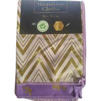 Zestaw 3 ściereczek z mikrofibry 30x30cm odcienie fioletu