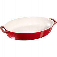 Staub Cooking Owalny półmisek ceramiczny 2.3 ltr, czerwony