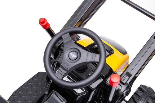 Traktor na akumulator dla dziecka - Koparka żółta dla dziecka na Arena.pl