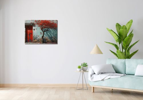 Obraz 70x50cm Widok Na Dawne na Arena.pl