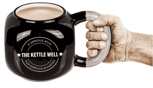 Ceramiczny Kubek Kettle Hantel XL dla Twardziela Siłacza - 670 ml na Arena.pl