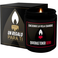 Świeca Zapachowa Wanilia Czarna 9x7cm Romantyczny Prezent dla Par Wosk