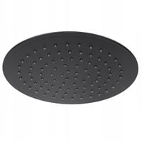 Deszczownica prysznicowa natryskowa czarna okrągła SLIM do prysznica LOFT