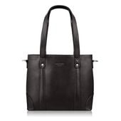 torebka damska skórzana na ramię brązowa pojemna shopper bag paolo