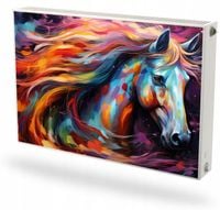 Mata magnetyczna magnes na grzejnik kaloryfer na wymiar KOLOROWY KOŃ OBRAZ