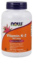 NOW FOODS Witamina K2 MK4 100 mcg (250 kaps.)