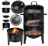 WĘDZARNIA GRILL OGRODOWY TUBA BBQ 3w1 METALOWA WĘDZOK WĘDZARKA