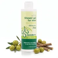 MACROVITA Olive.elia Attractive żel pod prysznic dla mężczyzn z bio-oliwą i lukrecją 200ml