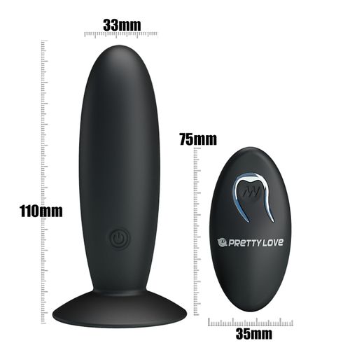PRETTY LOVE   REMOTE CONTROL VIBRATING PLUG 12 function na Arena.pl