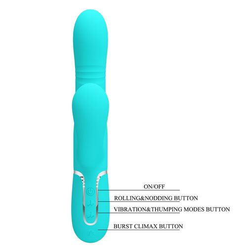 PRETTY LOVE - Mariana light blue, 7 vibration functions, 7 thrusting na Arena.pl