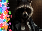 Puzzle tradycyjne Zwierzęta - Szop
