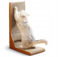 Drapak narożny dla kota legowisko zabawka piłka kocimiętka (F068)