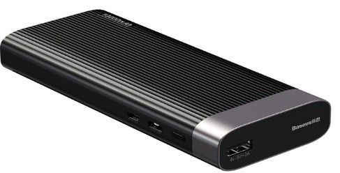 PowerBank Baseus USB Type C / Micro USB 10000mAh - czarny na Arena.pl