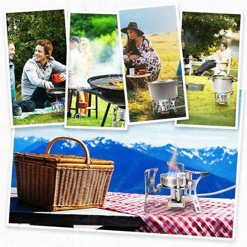 DOSKONAŁA MINI KUCHENKA TURYSTYCZNA GAZOWA NA KARTUSZE Z ADAPTEREM 3500W na Arena.pl