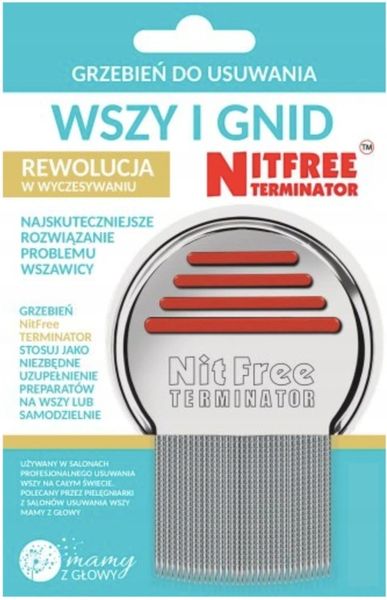NitFree Terminator PROFESJONALNY grzebień na WSZY zdjęcie 3