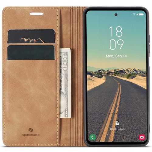 Spacecase Wallet Galaxy S23 Fe Light Brown na Arena.pl