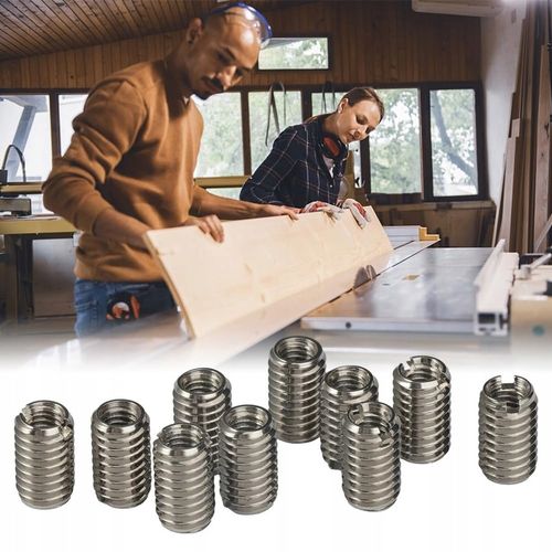 10X Tulejki do naprawy gwintu M8/M6 redukcja L=20mm stal nierdzewna na Arena.pl