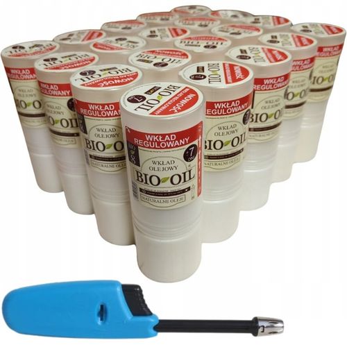 Wkłady Do Zniczy Olejowe 20szt znicze 170h 7Dni BIO 8 na Arena.pl