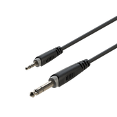 Roxtone Kabel audio 6m Jack 3.5mm stereo Jack 6.3mm stereo RACC280L6