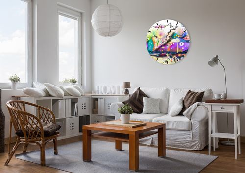 Zegar Ścienny - Ryby Pastele  - 60X60 Cm - C3Ar60X60-4096 na Arena.pl