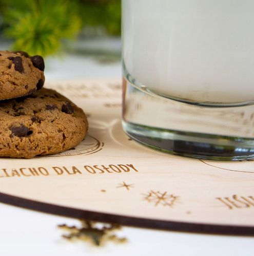 Drewniany Talerzyk TACKA Świętego Mikołaja Rudolfa na Arena.pl