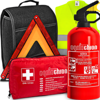 Gaśnica Ogniochron 1KG Apteczka DIN13164 Trójkąt Kamizelka Torba Organizer