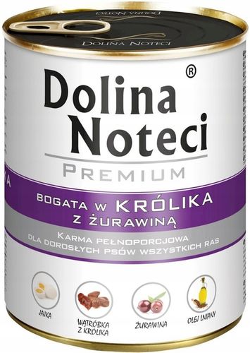 Mokra karma dla psa Dolina Noteci Premium MIX smaków 12x800g BEZ DROBIU na Arena.pl