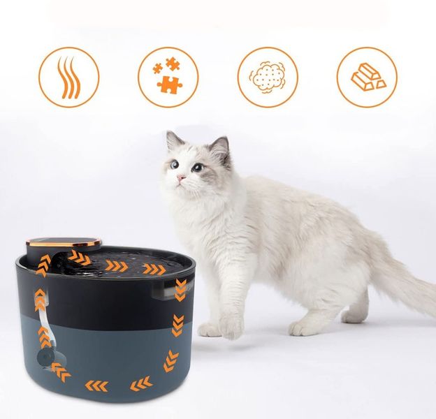 FONTANNA POIDEŁKO DLA KOTA PSA MISKA AUTOMATYCZNE POIDŁO + FILTR CICHA zdjęcie 9