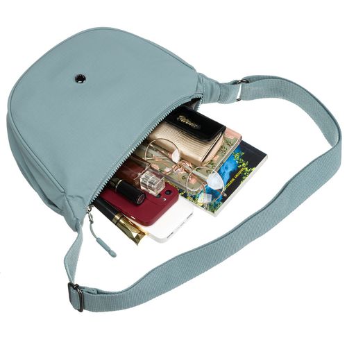 jednokomorowa listonoszka damska zamykana na suwak, wykonana na Arena.pl